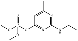 甲基嘧啶磷-N-去乙基,67018-59-1,结构式