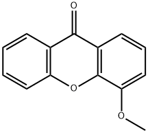 4-Methoxy-9H-xanthen-9-one 结构式