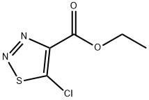 ETHYL 5-CHLORO-1,2,3-THIADIAZOLE-4-CARBOXYLATE Struktur