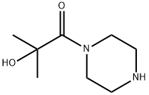 2-羟基-2-甲基-1-(哌嗪-1-基)丙-1-酮 结构式