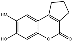 Cyclopenta[c][1]benzopyran-4(1H)-one, 2,3-dihydro-7,8-dihydroxy- (9CI)