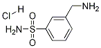 3-(アミノメチル)ベンゼンスルホンアミド塩酸塩 化学構造式
