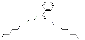 11-Phenyl-10-henicosene Struktur