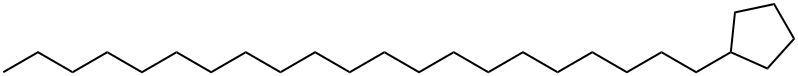 Henicosylcyclopentane Struktur