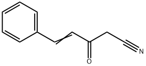 3-OXO-5-PHENYL-4-PENTENENITRILE Structure