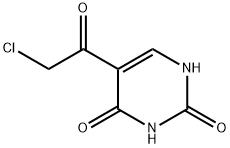 2,4(1H,3H)-Pyrimidinedione, 5-(chloroacetyl)- (9CI),67042-53-9,结构式