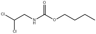 N-(2,2-Dichloroethyl)carbamic acid butyl ester,67049-74-5,结构式