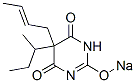 5-(2-Butenyl)-5-sec-butyl-2-sodiooxy-4,6(1H,5H)-pyrimidinedione|