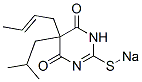 5-(2-Butenyl)-5-isobutyl-2-sodiothio-4,6(1H,5H)-pyrimidinedione|