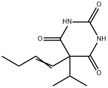 5-(1-Butenyl)-5-isopropyl-2,4,6(1H,3H,5H)-pyrimidinetrione Struktur