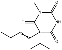 1-메틸-5-(1-부테닐)-5-이소프로필바르비투르산