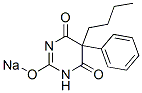 5-Butyl-5-phenyl-2-sodiooxy-4,6(1H,5H)-pyrimidinedione|