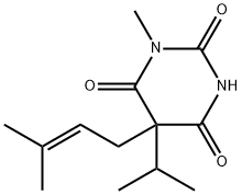 5-(3-Methyl-2-butenyl)-5-isopropyl-1-methylbarbituric acid|