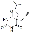 5-イソペンチル-5-(2-プロピニル)-2,4,6(1H,3H,5H)-ピリミジントリオン 化学構造式