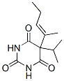 5-Isopropyl-5-(1-methyl-1-butenyl)-2,4,6(1H,3H,5H)-pyrimidinetrione,67051-40-5,结构式
