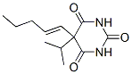5-イソプロピル-5-(1-ペンテニル)-2,4,6(1H,3H,5H)-ピリミジントリオン 化学構造式