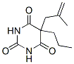 5-(2-Methyl-2-propenyl)-5-propylbarbituric acid,67051-55-2,结构式