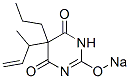 5-(1-Methyl-2-propenyl)-5-propyl-2-sodiooxy-4,6(1H,5H)-pyrimidinedione|