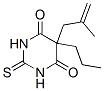 2,3-Dihydro-5-(2-methyl-2-propenyl)-5-propyl-2-thioxo-4,6(1H,5H)-pyrimidinedione,67051-58-5,结构式