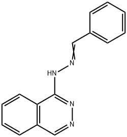 1-(2-亚苄基肼基)二氮杂萘 结构式