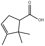 2,2,3-三甲基环戊-3-烯羧酸, 6709-22-4, 结构式