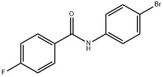 N-(4-溴苯基)-4-氟苯甲酰胺,671-15-8,结构式