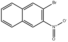 2-BROMO-3-NITRONAPHTHALENE 化学構造式