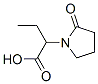 alpha-Ethyl-2-oxo-1-pyrrolidineacetic acid 化学構造式