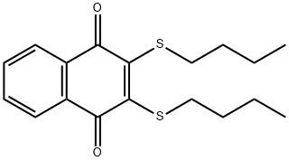 2,3-BIS(N-BUTYLTHIO)-1,4-NAPHTHALENEDIONE price.