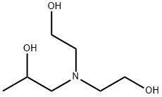 1-[ビス(2-ヒドロキシエチル）アミノ]-2-プロパノール 化学構造式