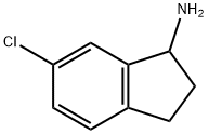 6-氯-2,3-二氢-1H-茚-1-胺盐酸盐 结构式