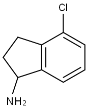 4-氯-2,3-二氢-1H-茚-1-胺,67120-40-5,结构式