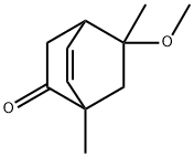 Bicyclo[2.2.2]oct-5-en-2-one, 8-methoxy-1,8-dimethyl- (9CI) 结构式