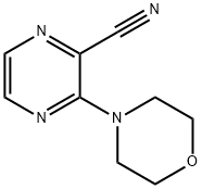 3-吗啉吡嗪-2-甲腈,67130-86-3,结构式