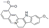 8,13-Dihydro-11-methoxy-1-methoxycarbonyl-7H-benz[g]indolo[2,3-a]quinolizin-6-ium,6714-03-0,结构式