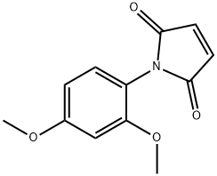 1-(2,4-二甲氧苯基)吡咯-2,5-二酮,67154-42-1,结构式