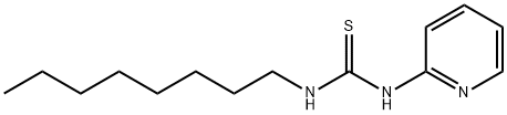 1-Octyl-3-(2-pyridinyl)thiourea,67160-86-5,结构式