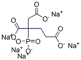 pentasodium 2-phosphonatobutane-1,2,4-tricarboxylate Structure