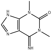 2H-Purin-2-one,  1,3,6,7-tetrahydro-6-imino-1,3-dimethyl-  (9CI) Structure