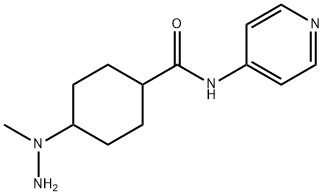Cyclohexanecarboxamide, 4-(1-methylhydrazino)-N-4-pyridinyl- (9CI),671817-36-0,结构式