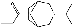 3-Isopropyl-8-propionyl-3,8-diazabicyclo[3.2.1]octane,67196-25-2,结构式