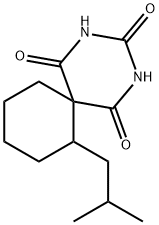 7-Isobutyl-2,4-diazaspiro[5.5]undecane-1,3,5-trione,67196-30-9,结构式