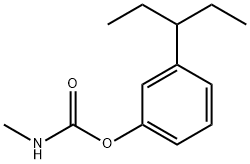 3-(1-Ethylpropyl)phenyl MethylcarbaMate Struktur