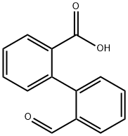 2'-甲酰(1,1'-联苯)-2-羧酸,6720-26-9,结构式
