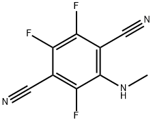 2-(Methylamino)-3,5,6-trifluoro-1,4-benzenedicarbonitrile Struktur