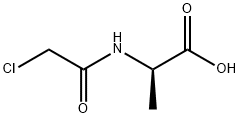 CHLOROACETYL-D-ALANINE 化学構造式