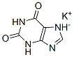 3,7-dihydro-1H-purine-2,6-dione, monopotassium salt,67208-09-7,结构式