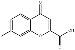 7-METHYL-4-OXO-4H-CHROMENE-2-CARBOXYLIC ACID Struktur