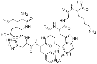 MET-GLU-HIS-PHE-ARG-TRP-GLY-LYS, 67224-41-3, 结构式