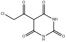 2,4,6(1H,3H,5H)-Pyrimidinetrione, 5-(chloroacetyl)- (9CI) 化学構造式